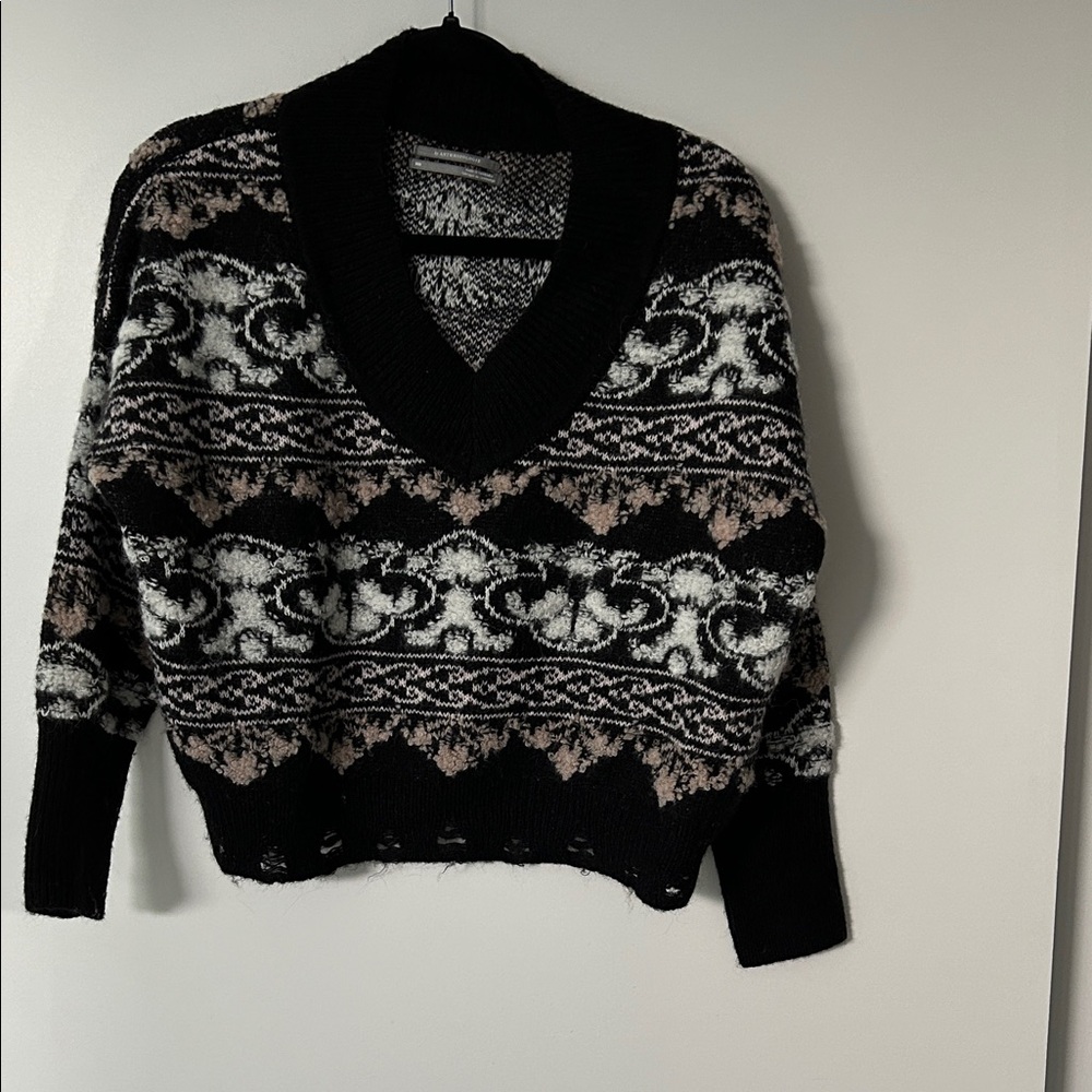 Anthropologie Patterned Women's Sweater
